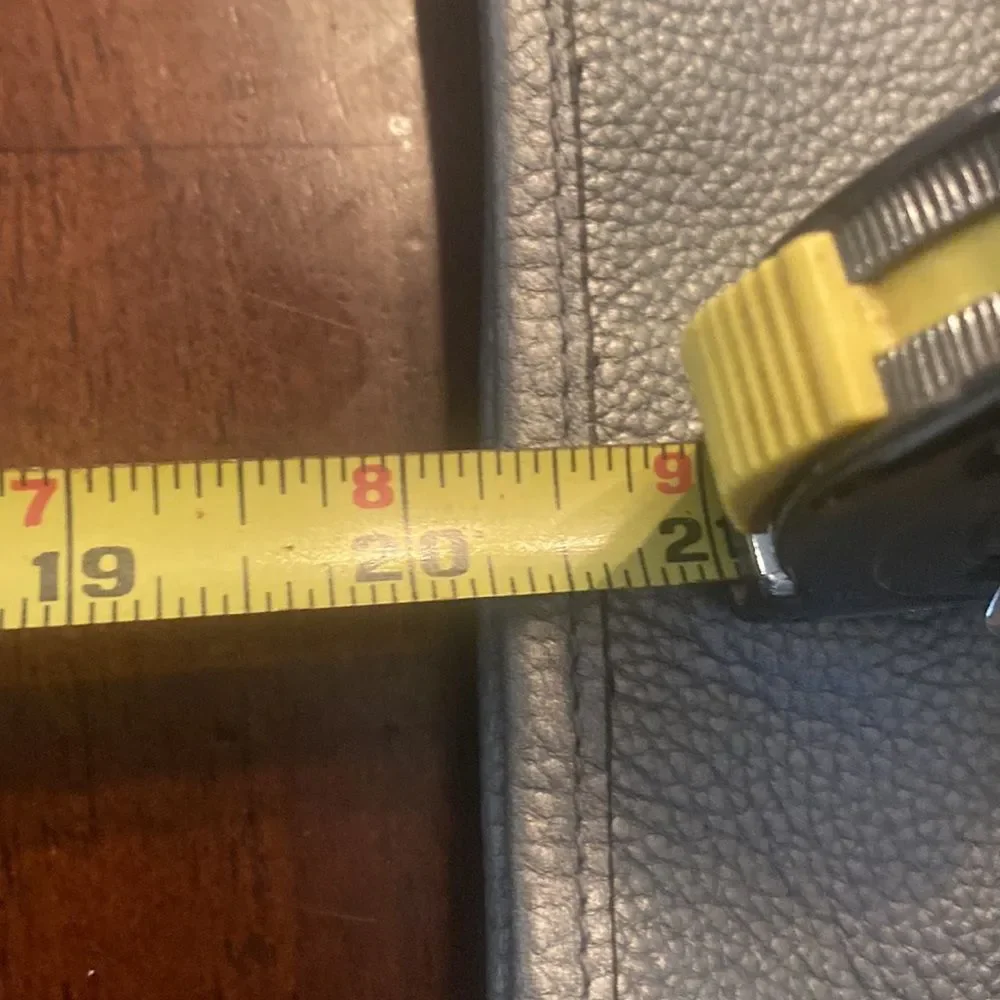 Coach Metallic Crossbody Silver Pewter Mid Size - Picture 16 of 16